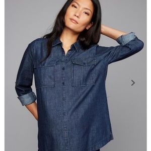 Button Front Maternity Shirt 